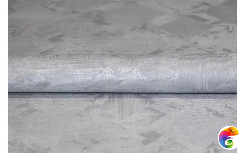 KM7102 Обои виниловые Винтаж база универсальная, серый (1, Т E) прямая стыковка