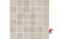 DD205420/MM Декор Про Лаймстоун бежевый темный матовый мозаичный 30x30x0,9