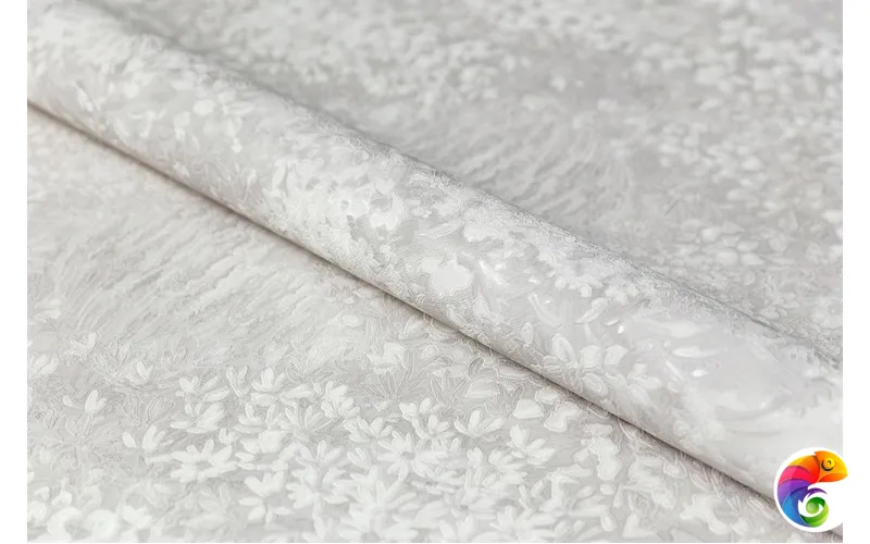 KM7506 Обои виниловые Апрель мотив-2, серый 1,06х10 (1, Т С) прямая стыковка