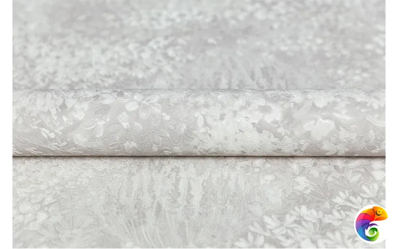 KM7506 Обои виниловые Апрель мотив-2, серый 1,06х10 (1, Т С) прямая стыковка