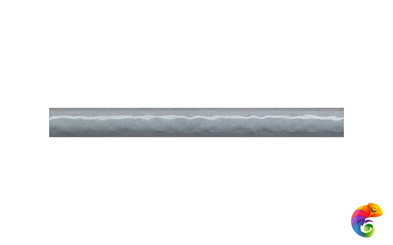 PRA007 Карандаш Адриатика голубой глянцевый 20x2x1,3