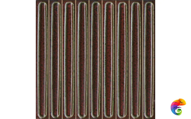 KMD2SOB003BN Декор чипсет Далия красный тёмный глянцевый 20x20x0,95