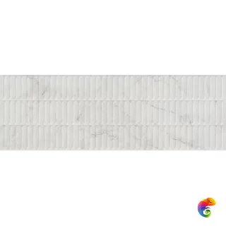 KM3090B0160R Тубкаль белый глянцевый структура обрезной 30x89,5x1,05