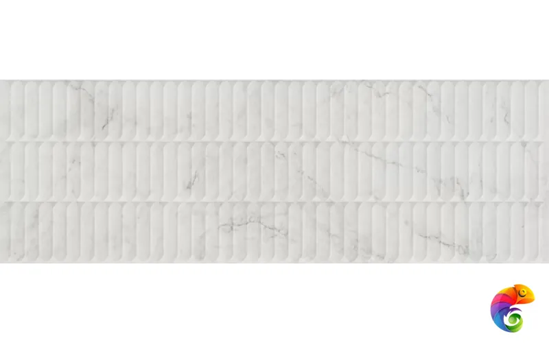 KM3090B0160R Тубкаль белый глянцевый структура обрезной 30x89,5x1,05