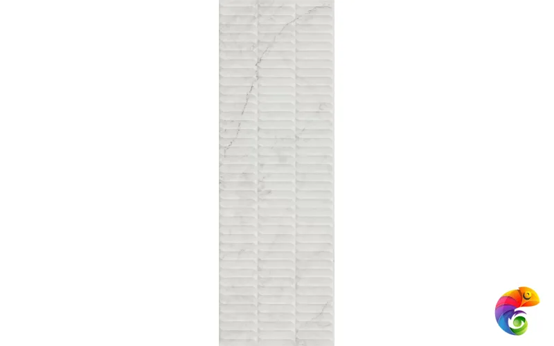 KM3090B0160R Тубкаль белый глянцевый структура обрезной 30x89,5x1,05