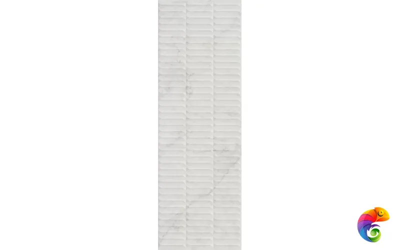 KM3090B0160R Тубкаль белый глянцевый структура обрезной 30x89,5x1,05