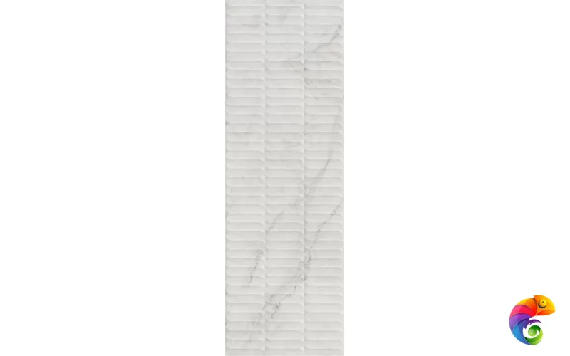 KM3090B0160R Тубкаль белый глянцевый структура обрезной 30x89,5x1,05