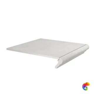 SG912900NGTF Ступень фронтальная Коллиано серый светлый матовый 30x30x0,8