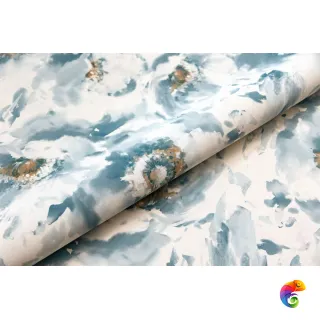 KM8717 Обои виниловые Легато мотив,голубой 1,06х10 (1, Т A) прямая стыковка