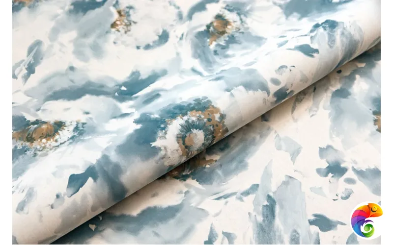 KM8717 Обои виниловые Легато мотив,голубой 1,06х10 (1, Т A) прямая стыковка