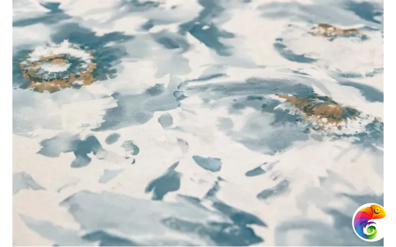 KM8717 Обои виниловые Легато мотив,голубой 1,06х10 (1, Т A) прямая стыковка