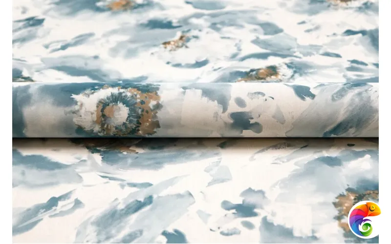 KM8717 Обои виниловые Легато мотив,голубой 1,06х10 (1, Т A) прямая стыковка