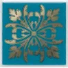 HGD/D252/5246 Вставка Клемансо бирюзовый 4,9х4,9х6,9