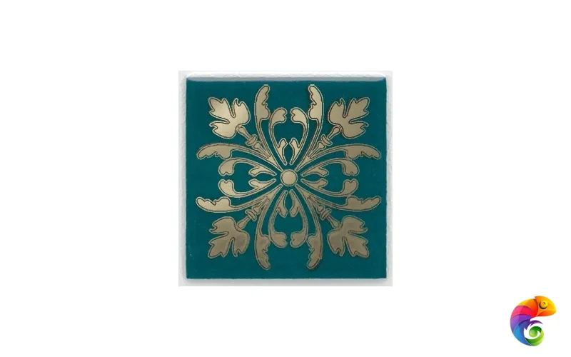 HGD/F252/5246 Вставка Клемансо зелёный темный 4,9х4,9х6,9