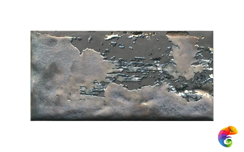 TG/C04/19067 Декор Граффити металл серый темный 20x9,9x8