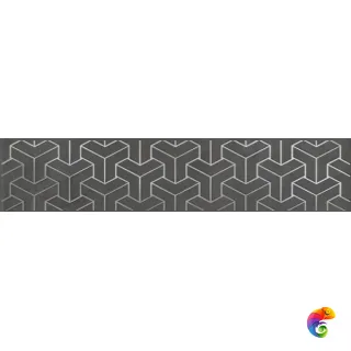 AD/D569/6400 Бордюр Ломбардиа антрацит 25x5,4x8
