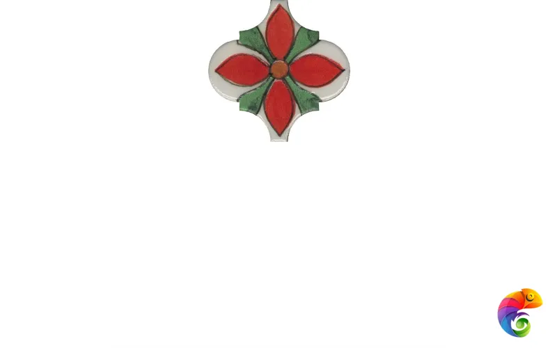 VT/A314/65000 Декор Авейру 6 глянцевый 6,5х6,5 6,5x6,5x7