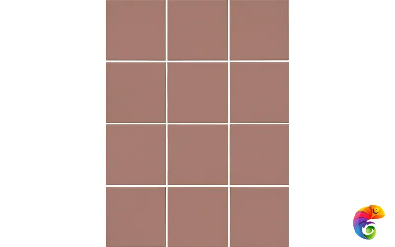 1336 Агуста розовый матовый 30x40 из 12 частей 9,8x9,8x0,7