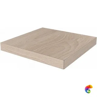 DL501420R/GCS Ступень угловая клееная левая Про Вуд бежевый светлый 33x33x0,9