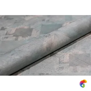 KM7105 Обои виниловые Винтаж база универсальная, зеленый (1, Т C) прямая стыковка