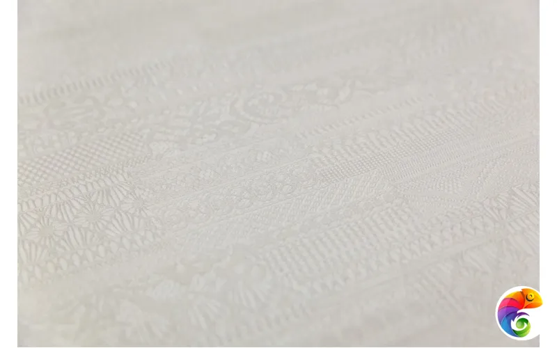 KM8202 Обои виниловые Ажур база универсальная,бежевый светлый 1,06х10 (1, Т D1) смещённая стыковка