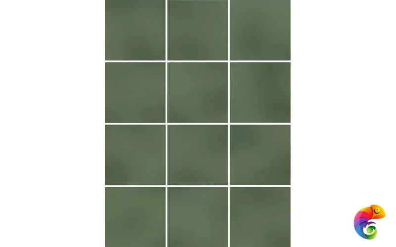 KM1010G0050N Бахия зелёный глянцевый 29,8х39,8 из 12 частей 9,8x9,8x0,7