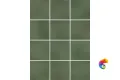 KM1010G0050N Бахия зелёный глянцевый 29,8х39,8 из 12 частей 9,8x9,8x0,7