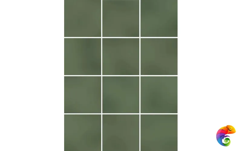 KM1010G0050N Бахия зелёный глянцевый 29,8х39,8 из 12 частей 9,8x9,8x0,7