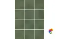 KM1010G0050N Бахия зелёный глянцевый 29,8х39,8 из 12 частей 9,8x9,8x0,7