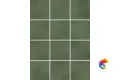 KM1010G0050N Бахия зелёный глянцевый 29,8х39,8 из 12 частей 9,8x9,8x0,7