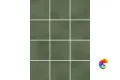 KM1010G0050N Бахия зелёный глянцевый 29,8х39,8 из 12 частей 9,8x9,8x0,7