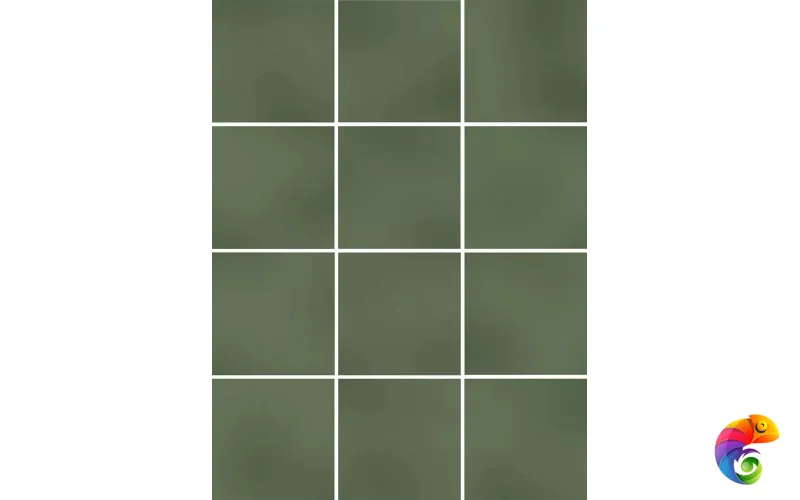 KM1010G0050N Бахия зелёный глянцевый 29,8х39,8 из 12 частей 9,8x9,8x0,7