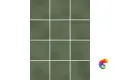 KM1010G0050N Бахия зелёный глянцевый 29,8х39,8 из 12 частей 9,8x9,8x0,7