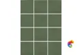 KM1010G0050N Бахия зелёный глянцевый 29,8х39,8 из 12 частей 9,8x9,8x0,7