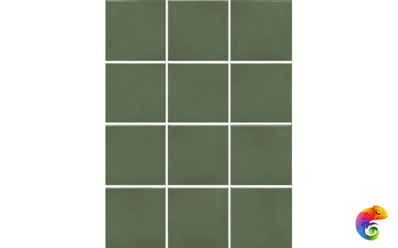 KM1010G0050N Бахия зелёный глянцевый 29,8х39,8 из 12 частей 9,8x9,8x0,7