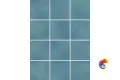 KM1010G0060N Бахия бирюзовый глянцевый 29,8х39,8 из 12 частей 9,8x9,8x0,7