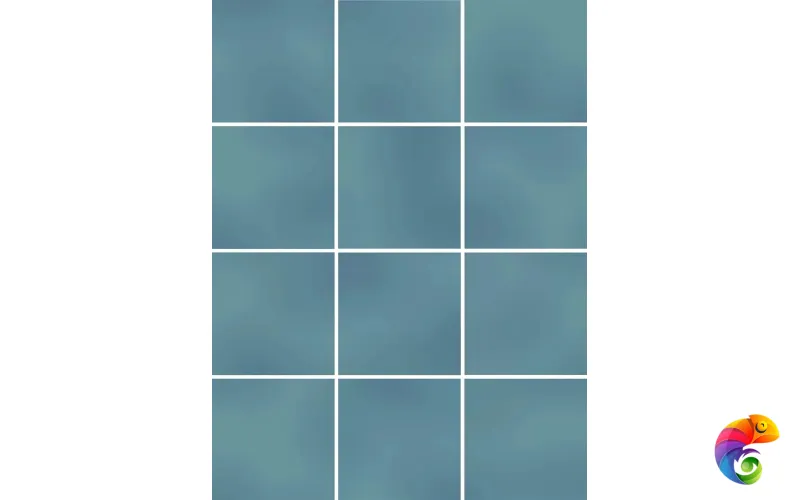 KM1010G0060N Бахия бирюзовый глянцевый 29,8х39,8 из 12 частей 9,8x9,8x0,7