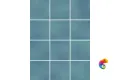 KM1010G0060N Бахия бирюзовый глянцевый 29,8х39,8 из 12 частей 9,8x9,8x0,7