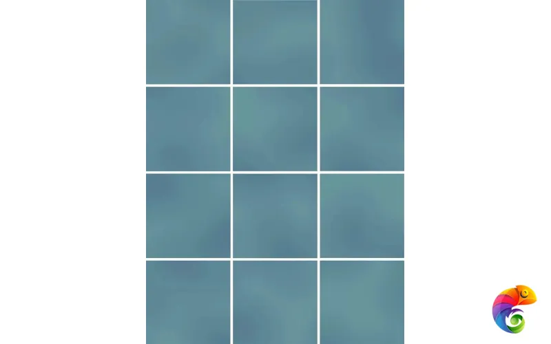 KM1010G0060N Бахия бирюзовый глянцевый 29,8х39,8 из 12 частей 9,8x9,8x0,7