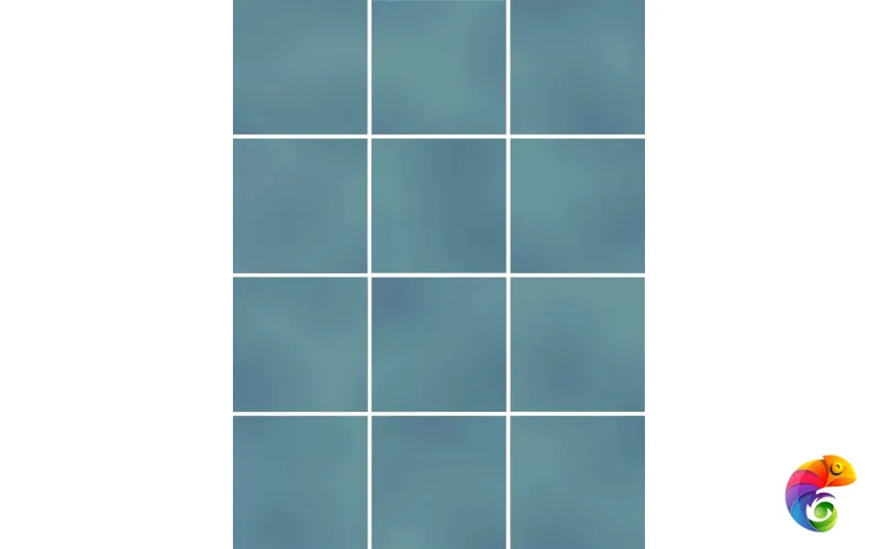 KM1010G0060N Бахия бирюзовый глянцевый 29,8х39,8 из 12 частей 9,8x9,8x0,7