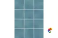 KM1010G0060N Бахия бирюзовый глянцевый 29,8х39,8 из 12 частей 9,8x9,8x0,7