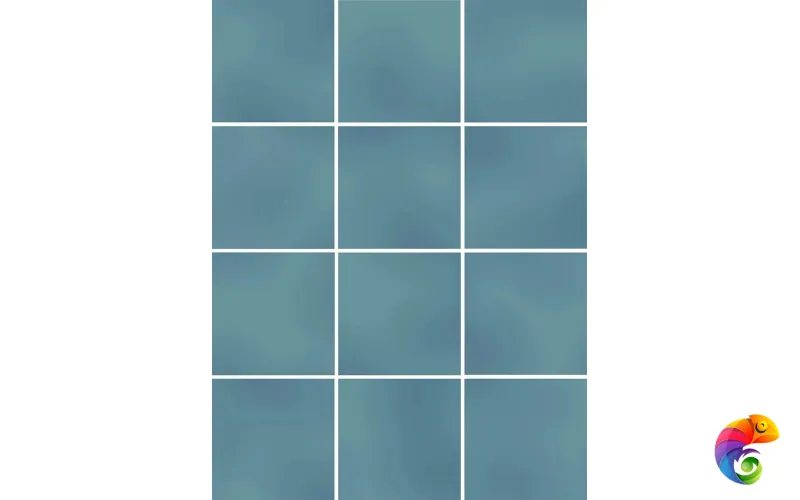 KM1010G0060N Бахия бирюзовый глянцевый 29,8х39,8 из 12 частей 9,8x9,8x0,7