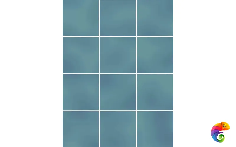 KM1010G0060N Бахия бирюзовый глянцевый 29,8х39,8 из 12 частей 9,8x9,8x0,7
