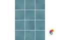 KM1010G0060N Бахия бирюзовый глянцевый 29,8х39,8 из 12 частей 9,8x9,8x0,7