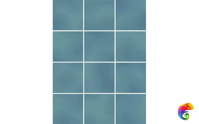KM1010G0060N Бахия бирюзовый глянцевый 29,8х39,8 из 12 частей 9,8x9,8x0,7