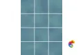 KM1010G0060N Бахия бирюзовый глянцевый 29,8х39,8 из 12 частей 9,8x9,8x0,7