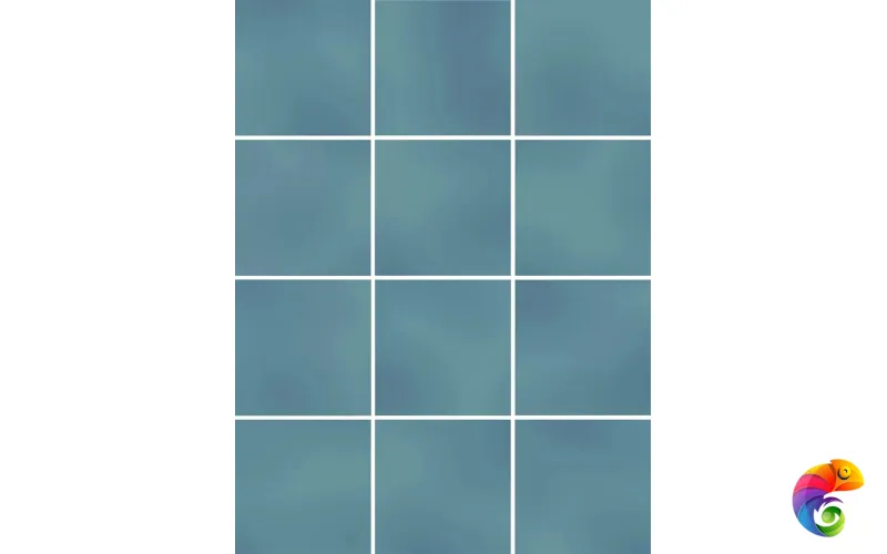 KM1010G0060N Бахия бирюзовый глянцевый 29,8х39,8 из 12 частей 9,8x9,8x0,7