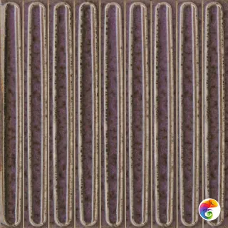 KMD2SOB005BN Декор чипсет Далия фиолетовый глянцевый 20x20x0,95