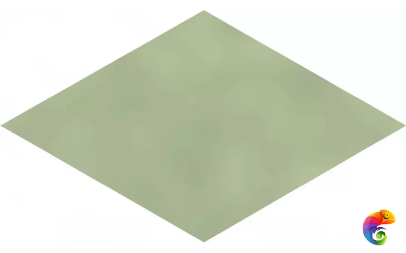 KMD2SRB008BN Декор Риад зелёный светлый глянцевый 13,5x7,8x0,9