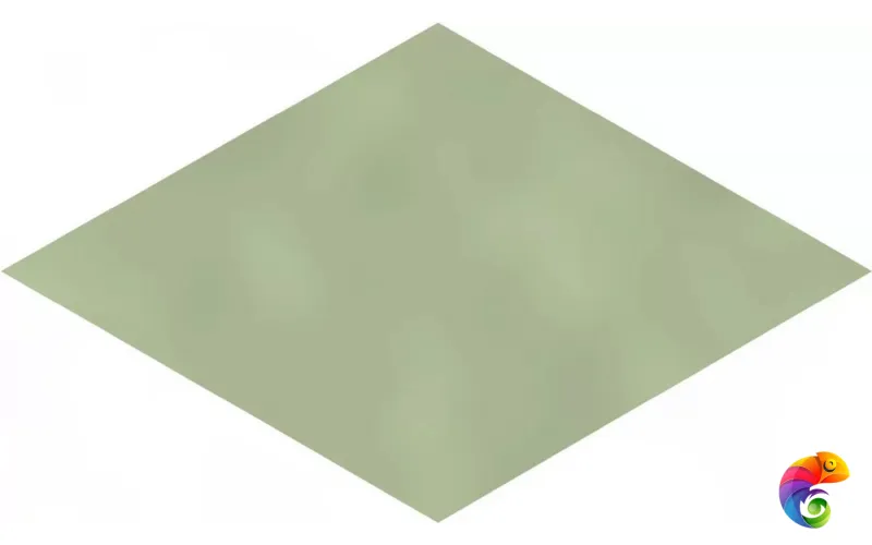 KMD2SRB008BN Декор Риад зелёный светлый глянцевый 13,5x7,8x0,9